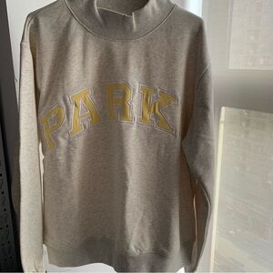 Gray Parke Turtleneck Sweatshirt Heritage